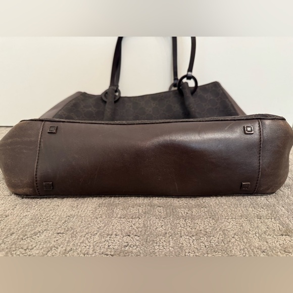 Vintage Gucci GG Canvas Tote Bag | Brown - Picture 6 of 16